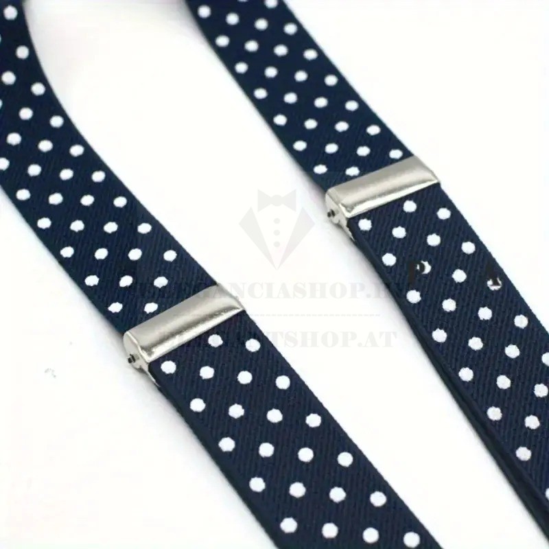                   Pöttyös nadrágtartó szett - Kék Férfi nadrágtartó